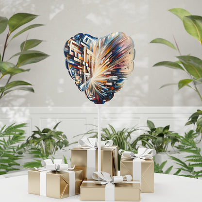 Pieces Unifying Focus Balloon (Round and Heart-shaped), 11" - ATUH.ART