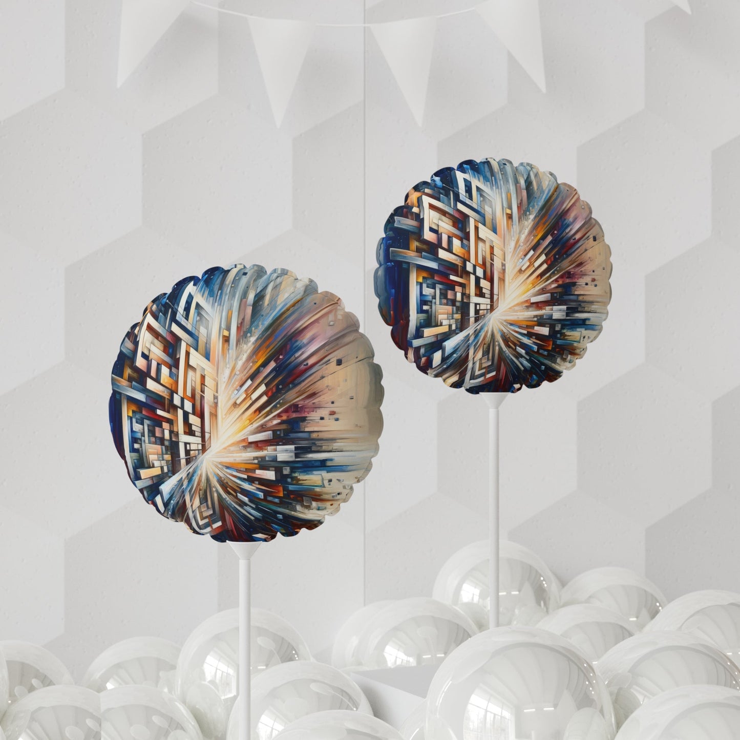 Pieces Unifying Focus Balloon (Round and Heart-shaped), 11" - ATUH.ART