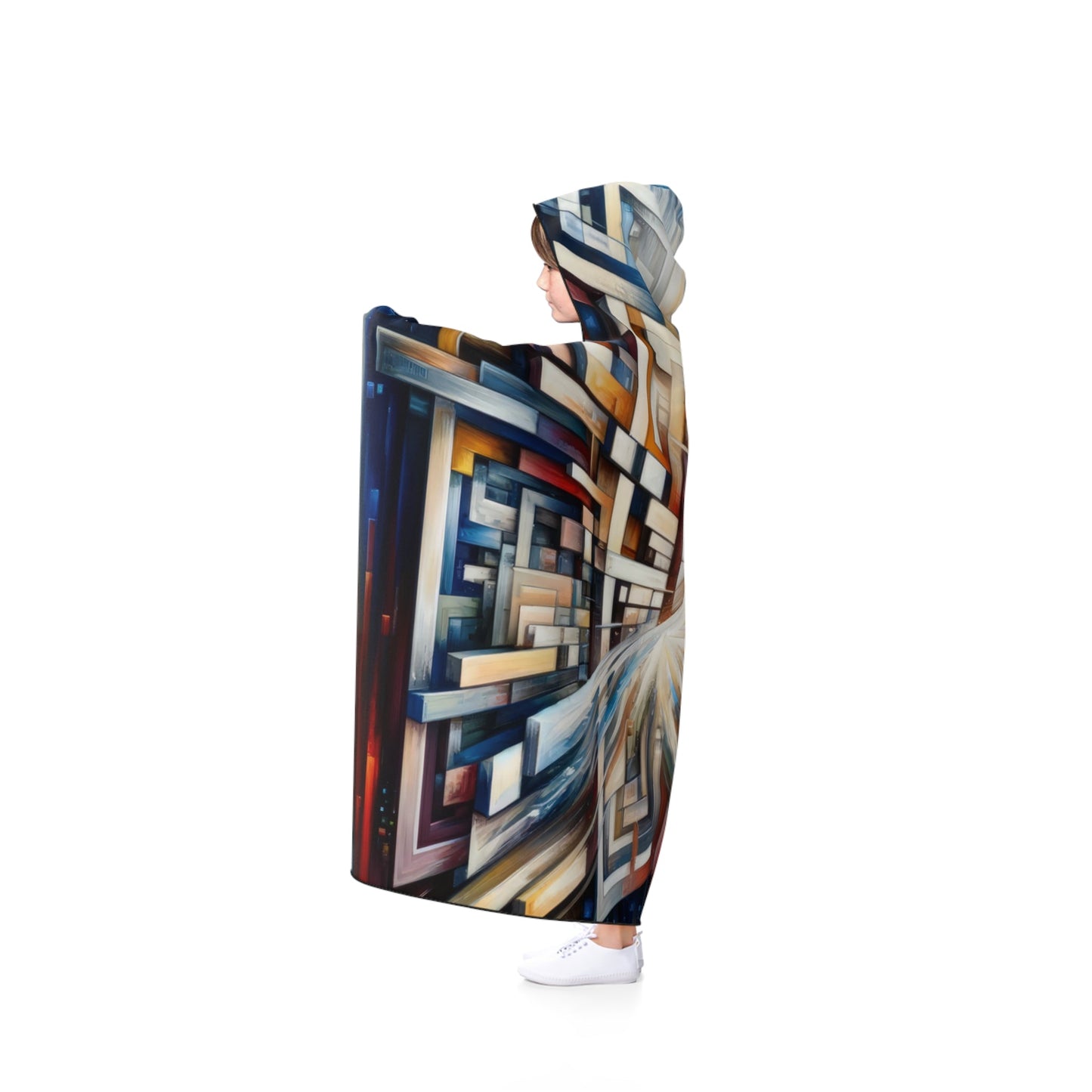 Pieces Unifying Focus Hooded Blanket - ATUH.ART