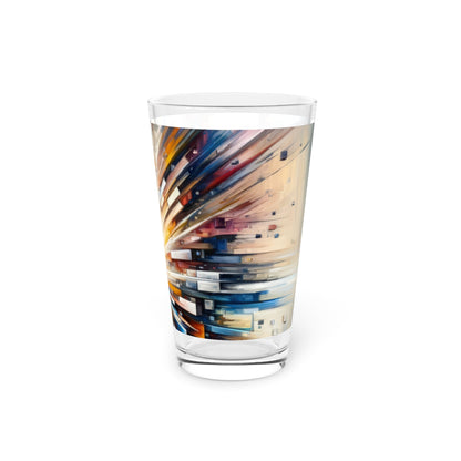 Pieces Unifying Focus Pint Glass, 16oz - ATUH.ART