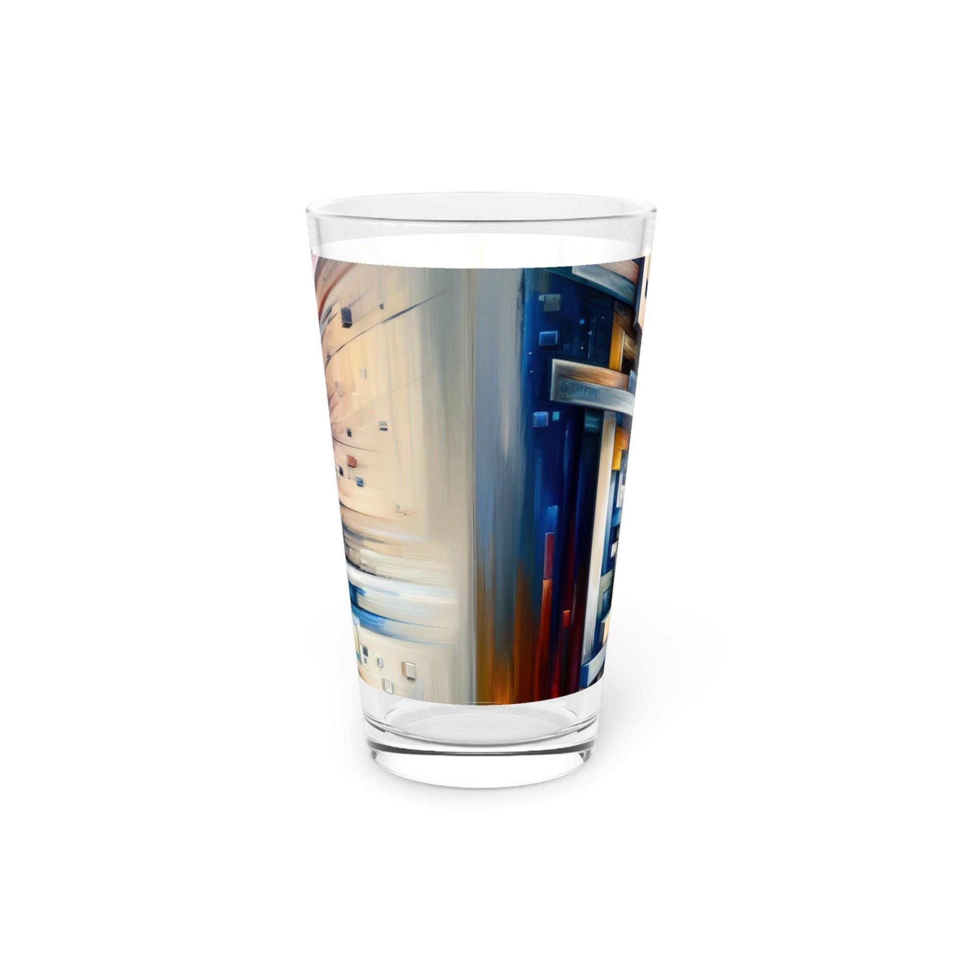 Pieces Unifying Focus Pint Glass, 16oz - ATUH.ART