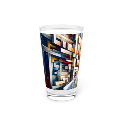 Pieces Unifying Focus Pint Glass, 16oz - ATUH.ART