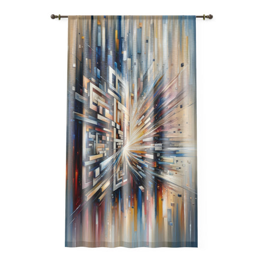 Pieces Unifying Focus Window Curtain - ATUH.ART