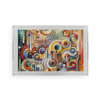 Playful Wisdom Essence Acrylic Serving Tray - ATUH.ART