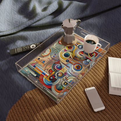 Playful Wisdom Essence Acrylic Serving Tray - ATUH.ART