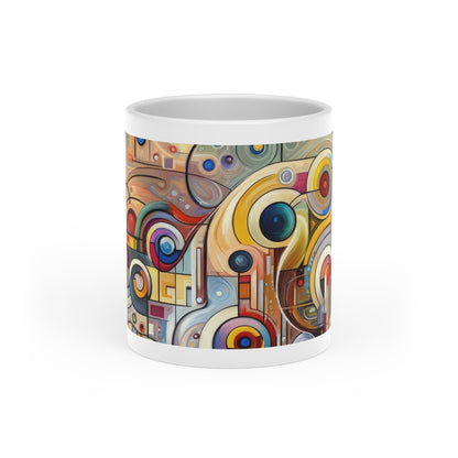 Playful Wisdom Essence Heart-Shaped Mug - ATUH.ART