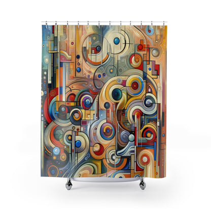 Playful Wisdom Essence Shower Curtains - ATUH.ART