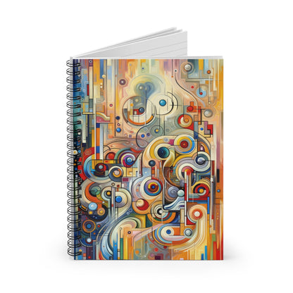 Playful Wisdom Essence Spiral Notebook - Ruled Line - ATUH.ART