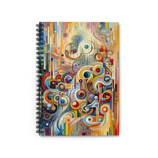 Playful Wisdom Essence Spiral Notebook - Ruled Line - ATUH.ART