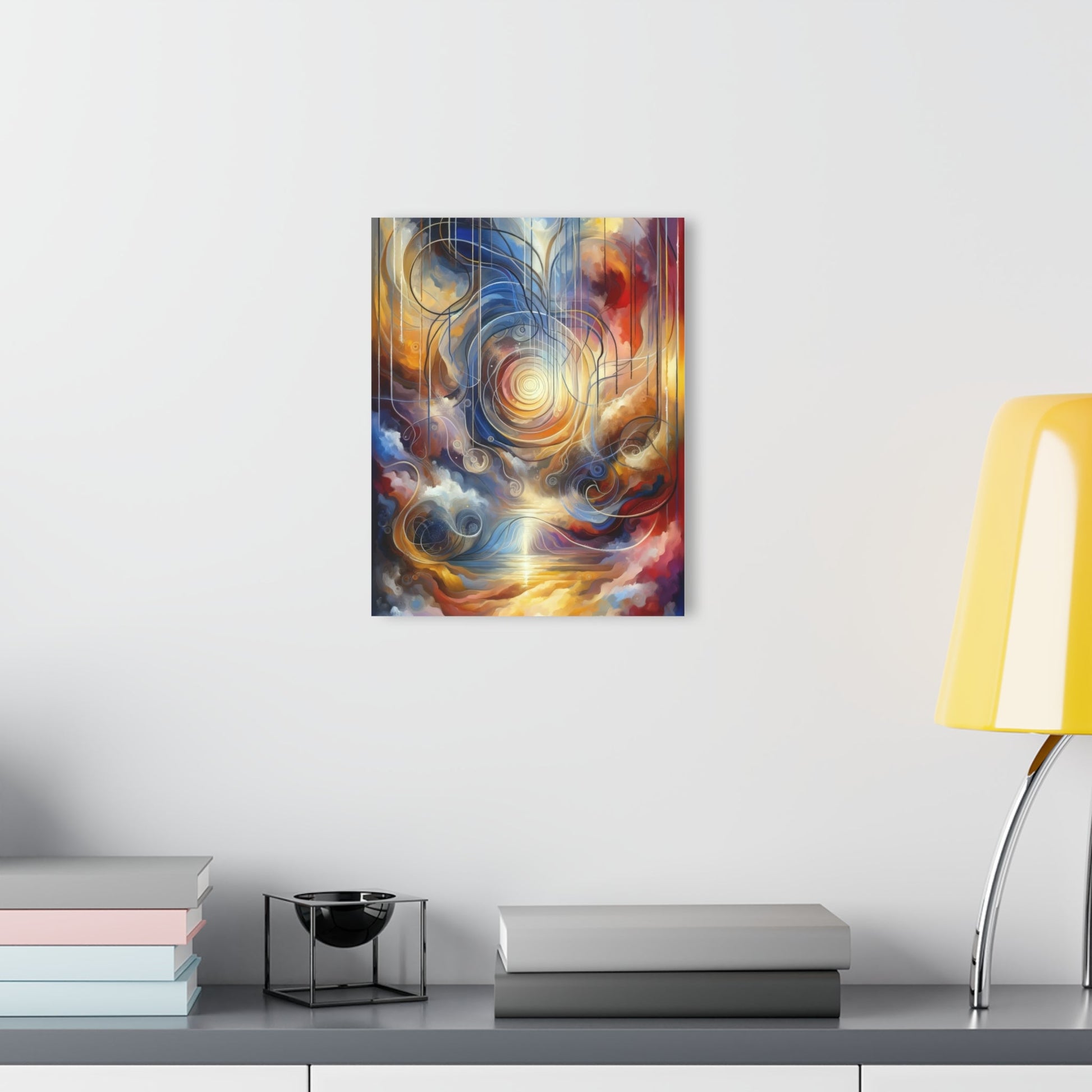 Presence Anchored Tachism Acrylic Prints (French Cleat Hanging) - ATUH.ART