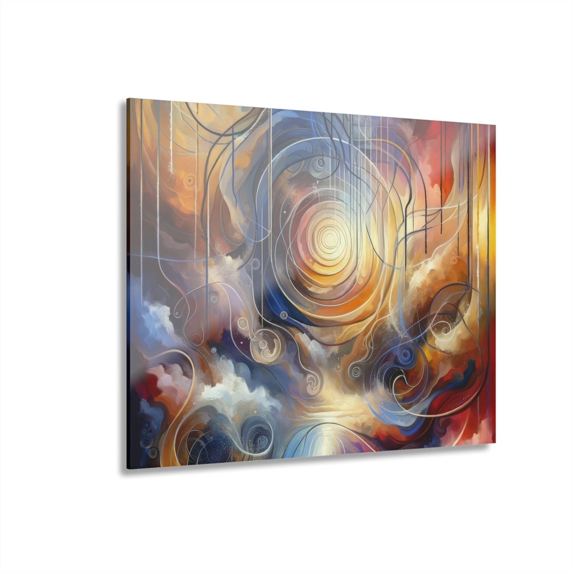 Presence Anchored Tachism Acrylic Prints (French Cleat Hanging) - ATUH.ART