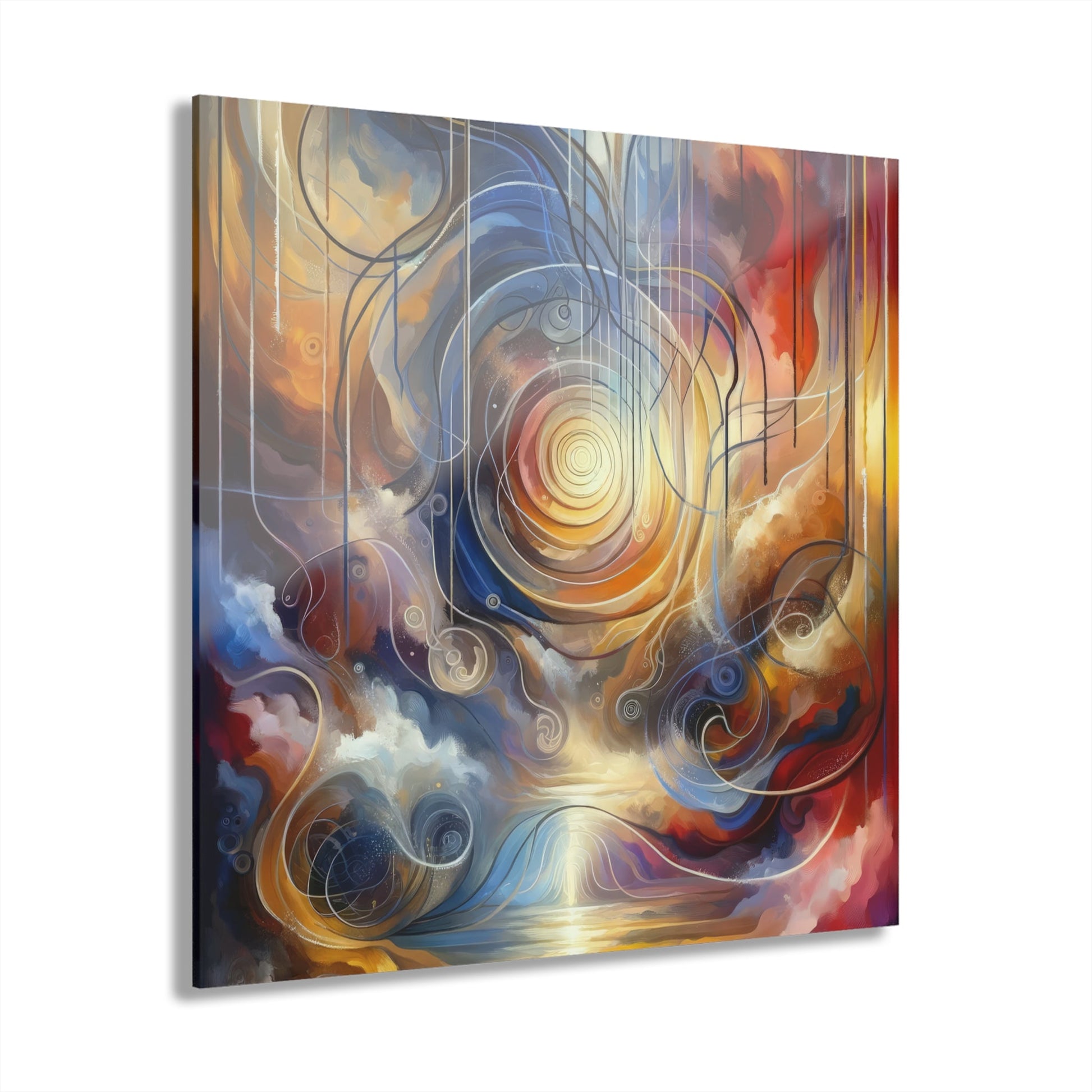 Presence Anchored Tachism Acrylic Prints (French Cleat Hanging) - ATUH.ART