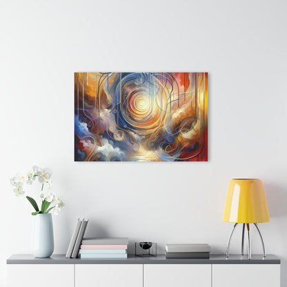 Presence Anchored Tachism Acrylic Prints (French Cleat Hanging) - ATUH.ART