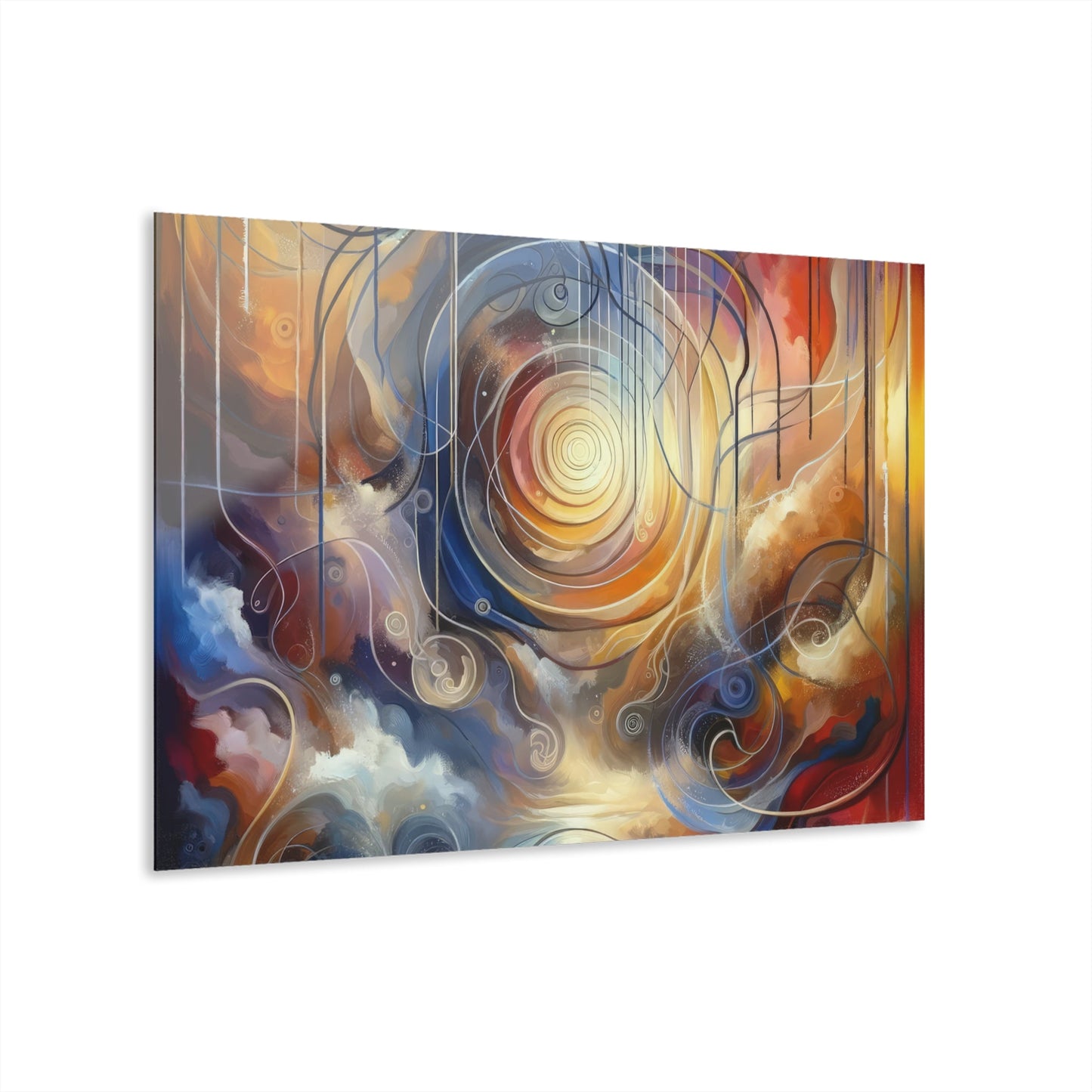 Presence Anchored Tachism Acrylic Prints (French Cleat Hanging) - ATUH.ART