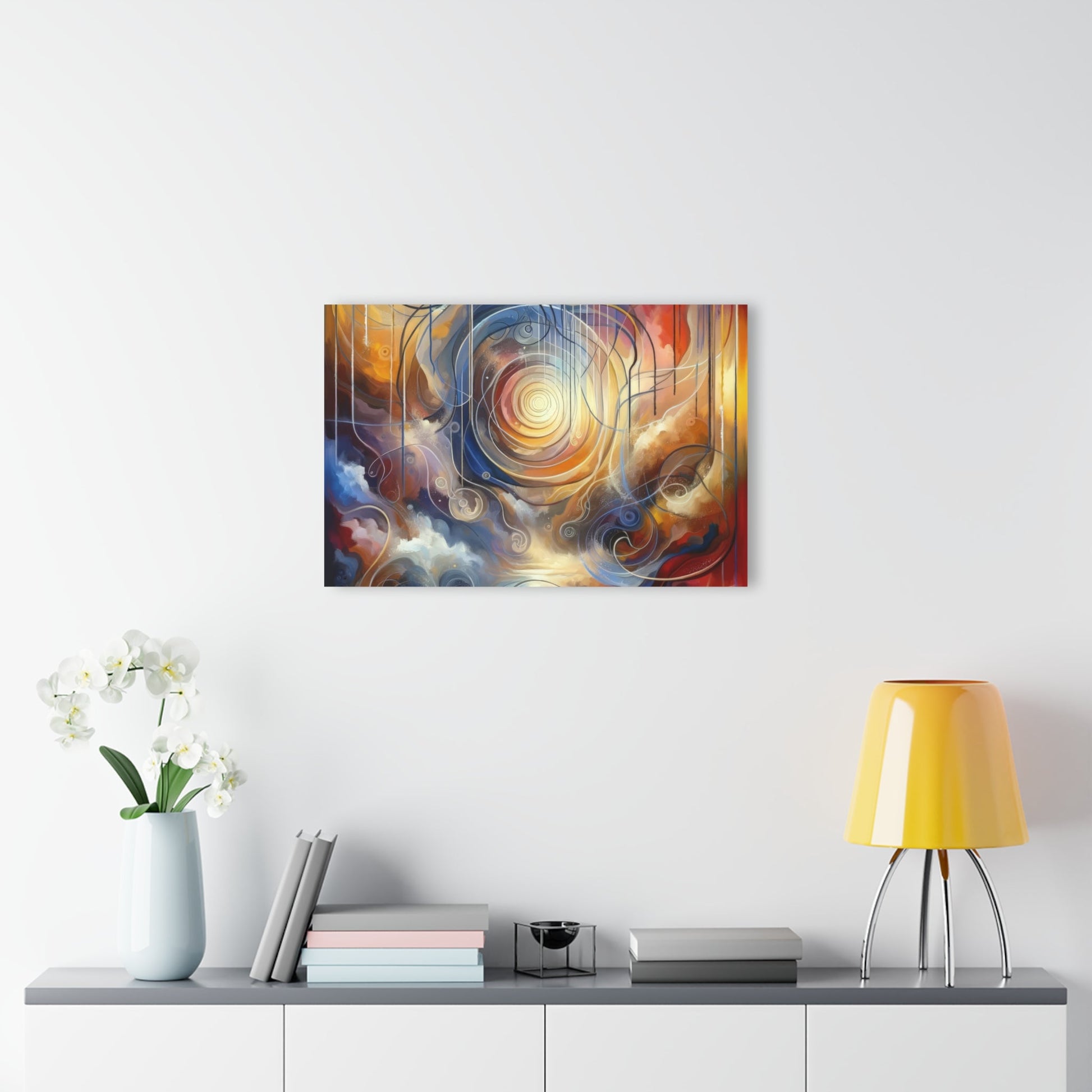 Presence Anchored Tachism Acrylic Prints (French Cleat Hanging) - ATUH.ART