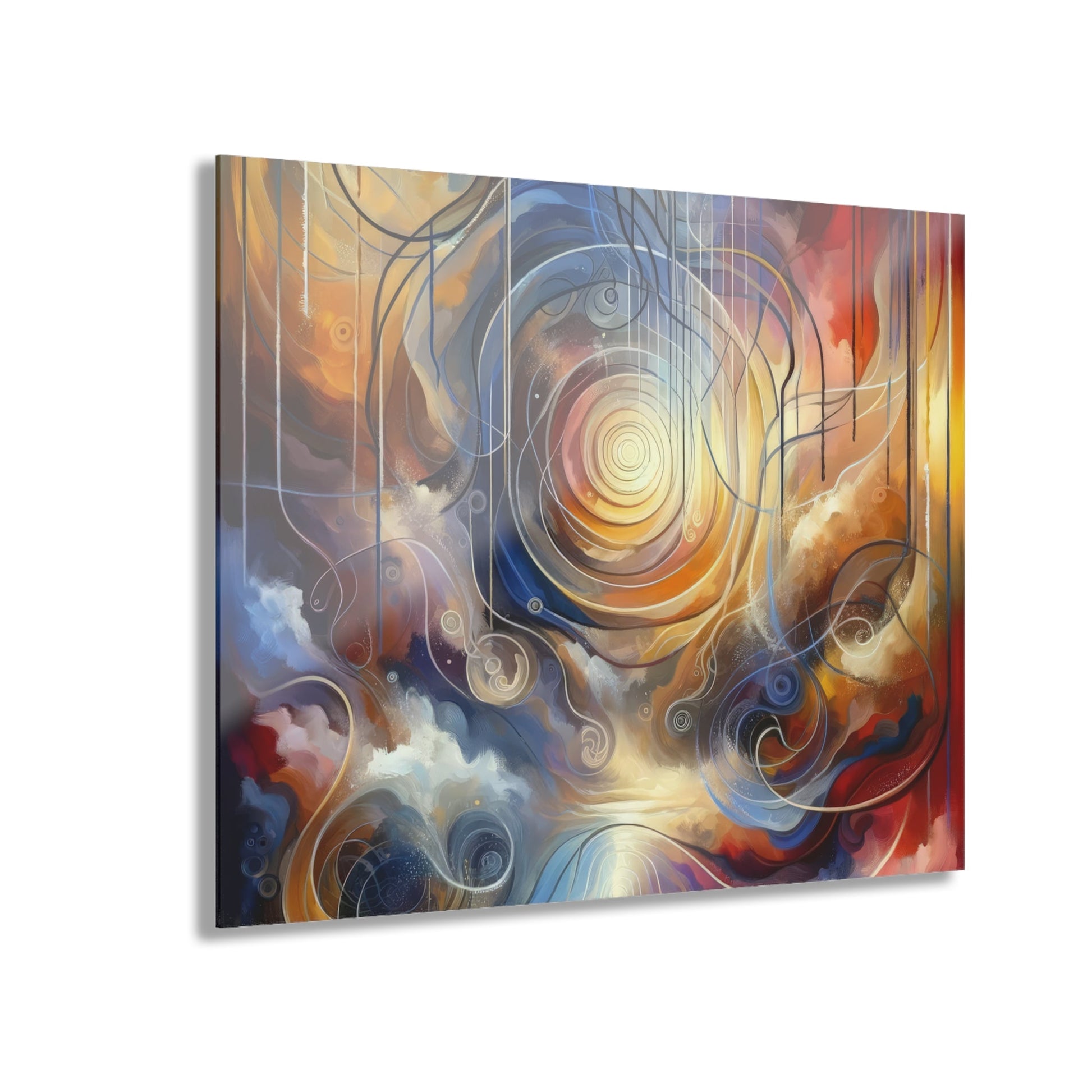Presence Anchored Tachism Acrylic Prints (French Cleat Hanging) - ATUH.ART