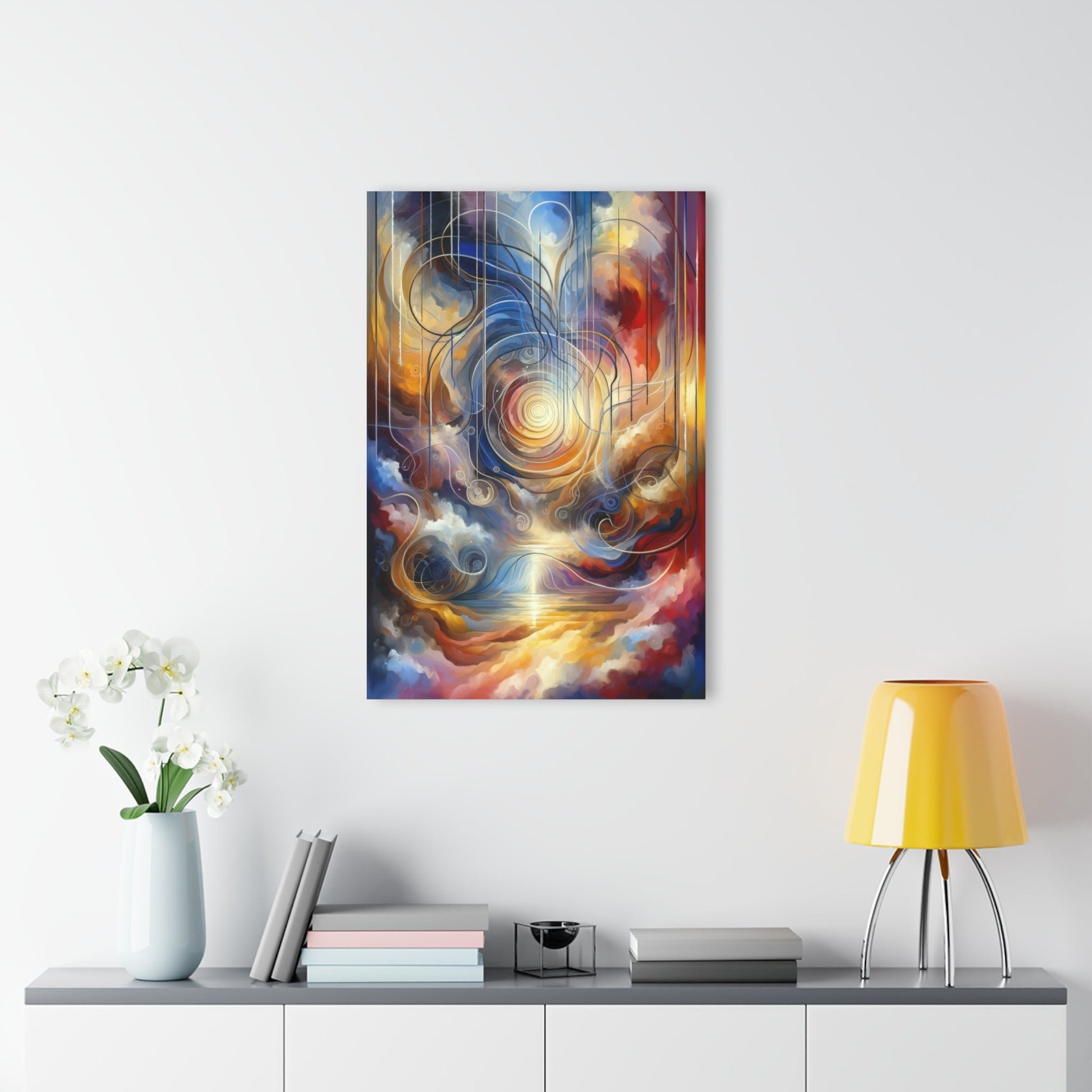 Presence Anchored Tachism Acrylic Prints (French Cleat Hanging) - ATUH.ART