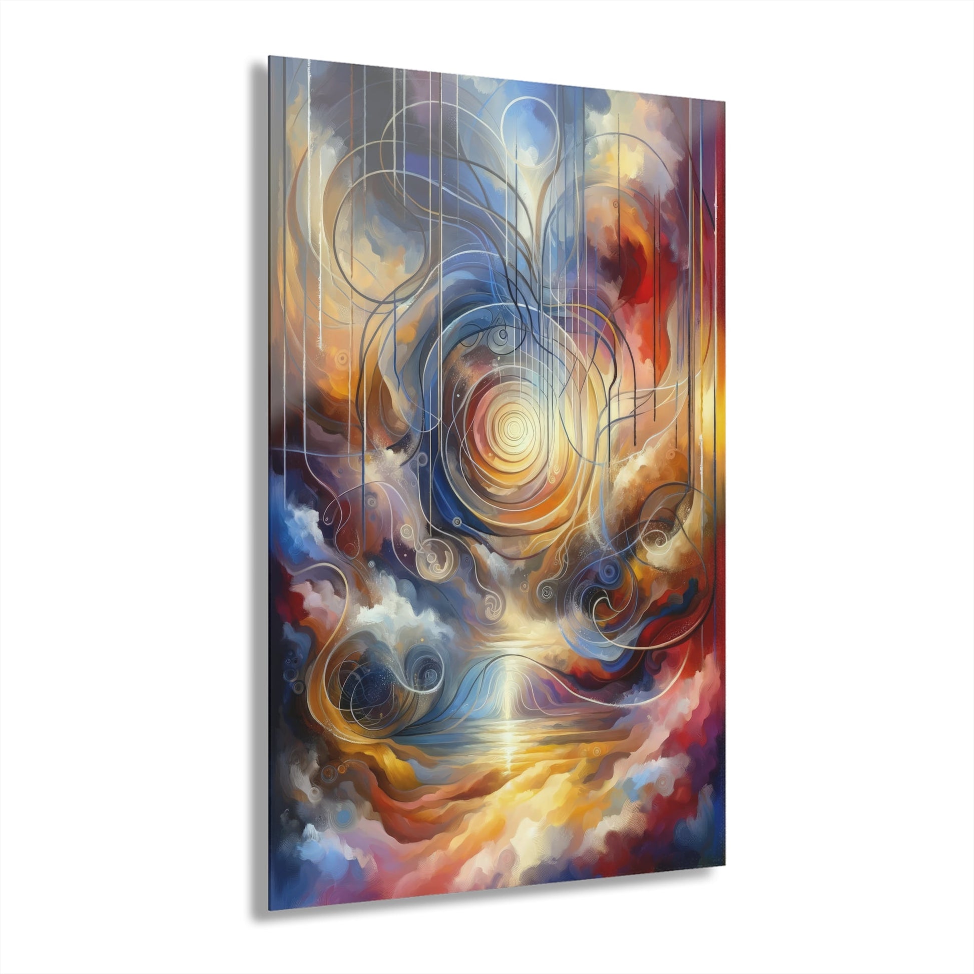 Presence Anchored Tachism Acrylic Prints (French Cleat Hanging) - ATUH.ART