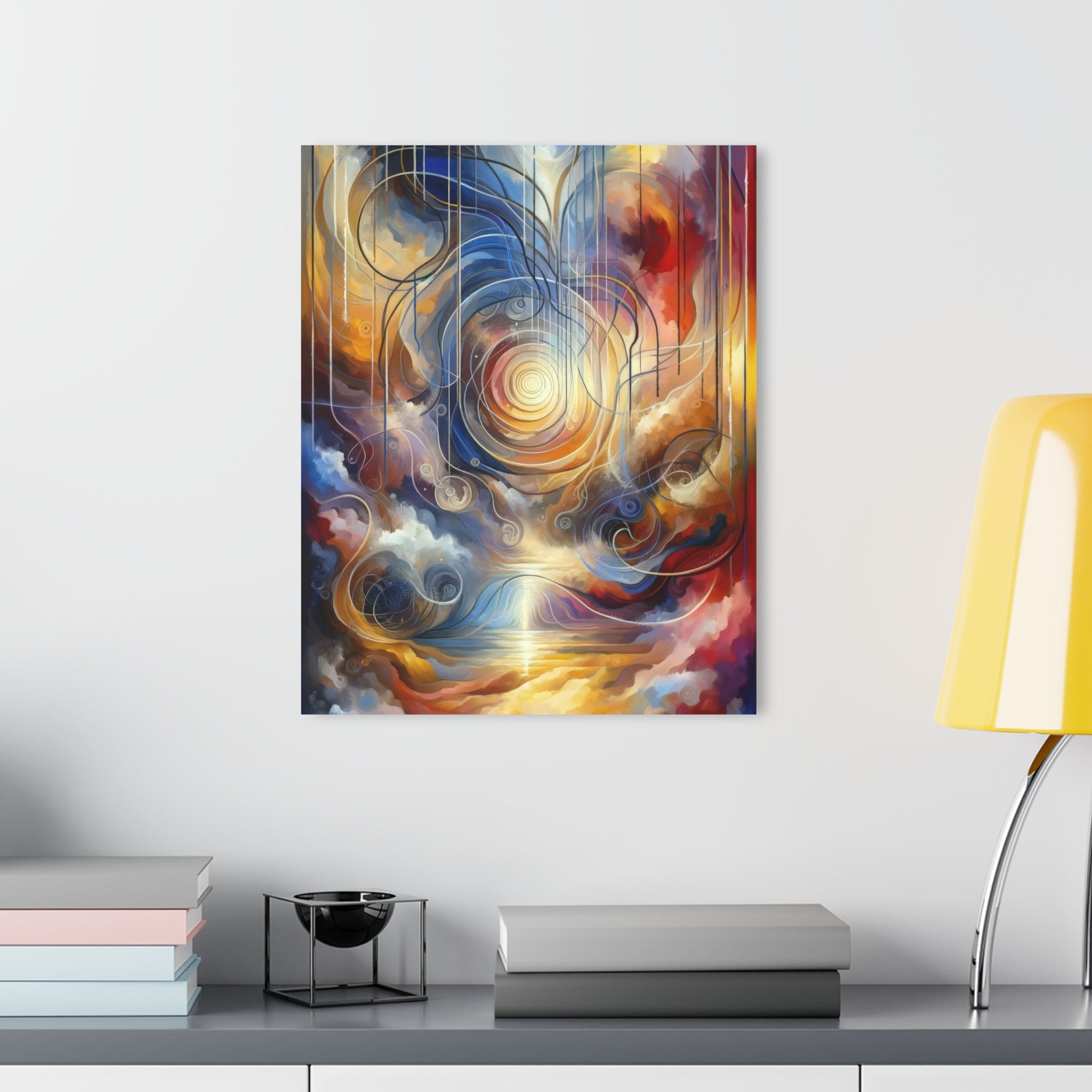 Presence Anchored Tachism Acrylic Prints (French Cleat Hanging) - ATUH.ART