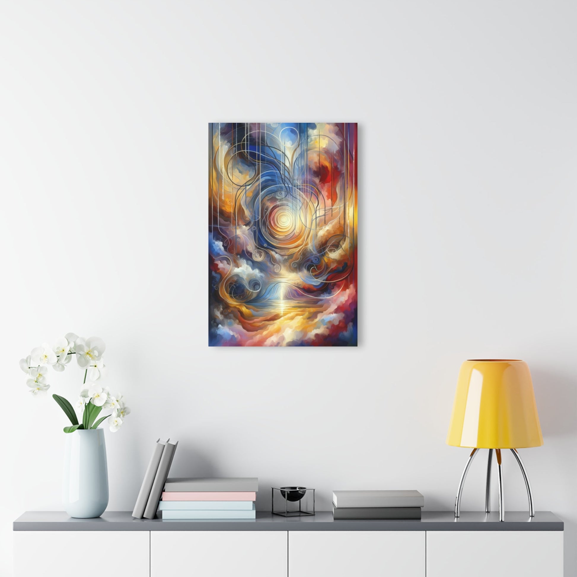 Presence Anchored Tachism Acrylic Prints (French Cleat Hanging) - ATUH.ART