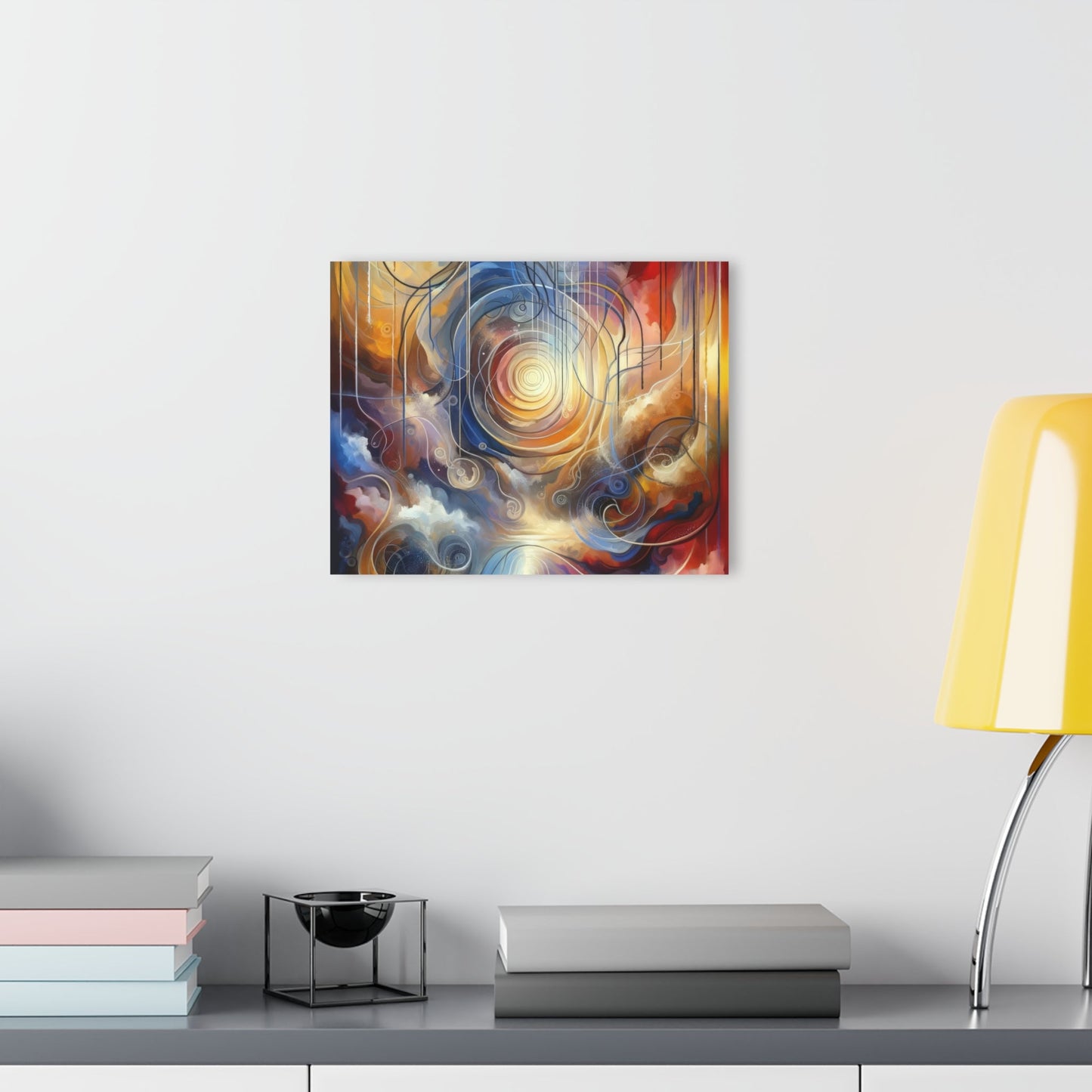 Presence Anchored Tachism Acrylic Prints (French Cleat Hanging) - ATUH.ART