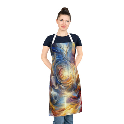 Presence Anchored Tachism Adult Apron (AOP) - ATUH.ART