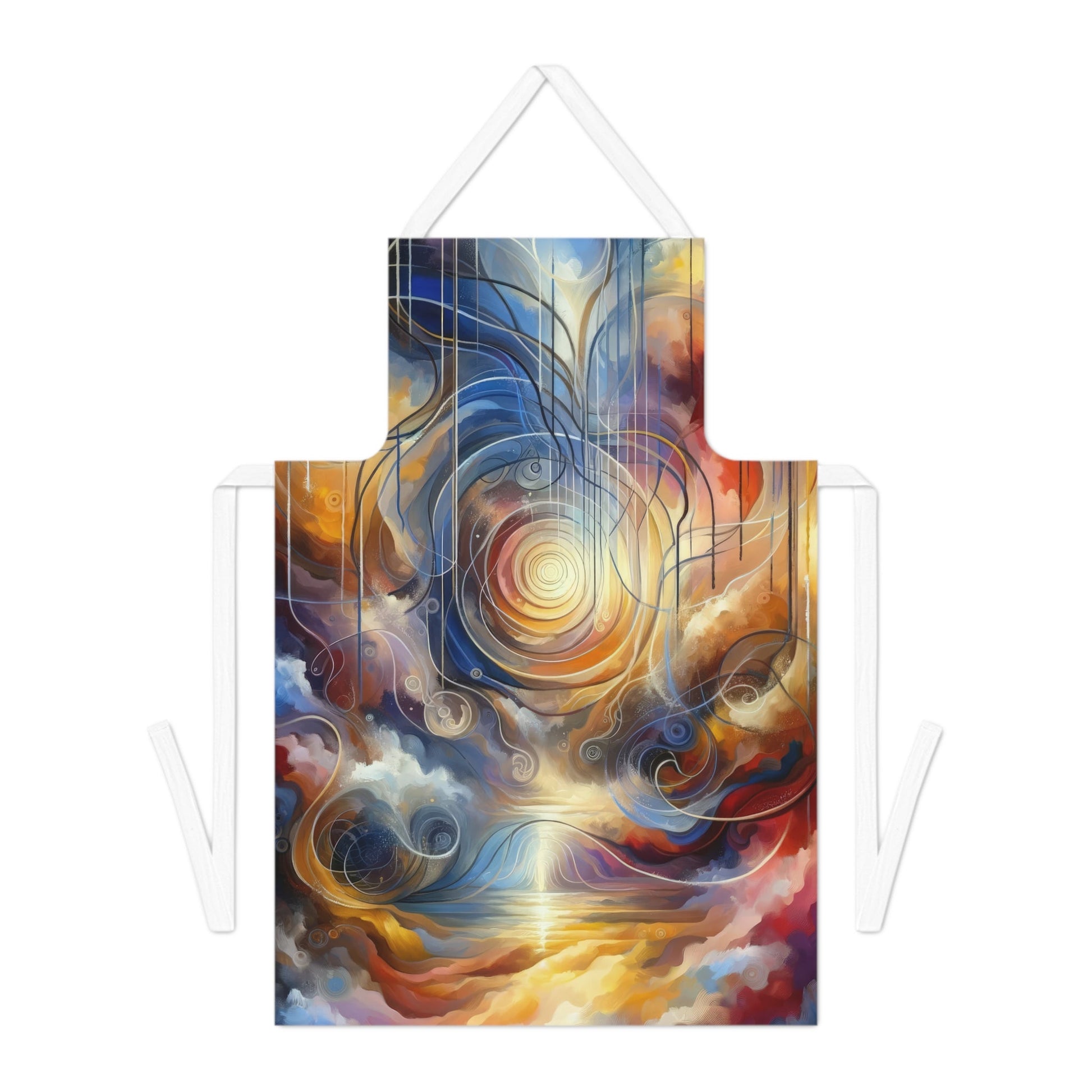 Presence Anchored Tachism Adult Apron (AOP) - ATUH.ART