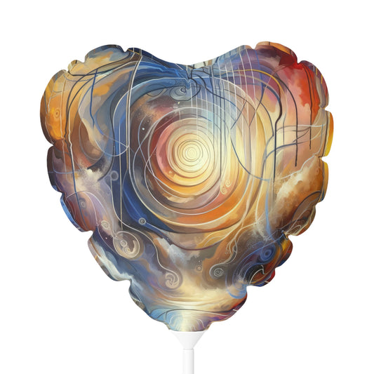 Presence Anchored Tachism Balloon (Round and Heart-shaped), 11" - ATUH.ART