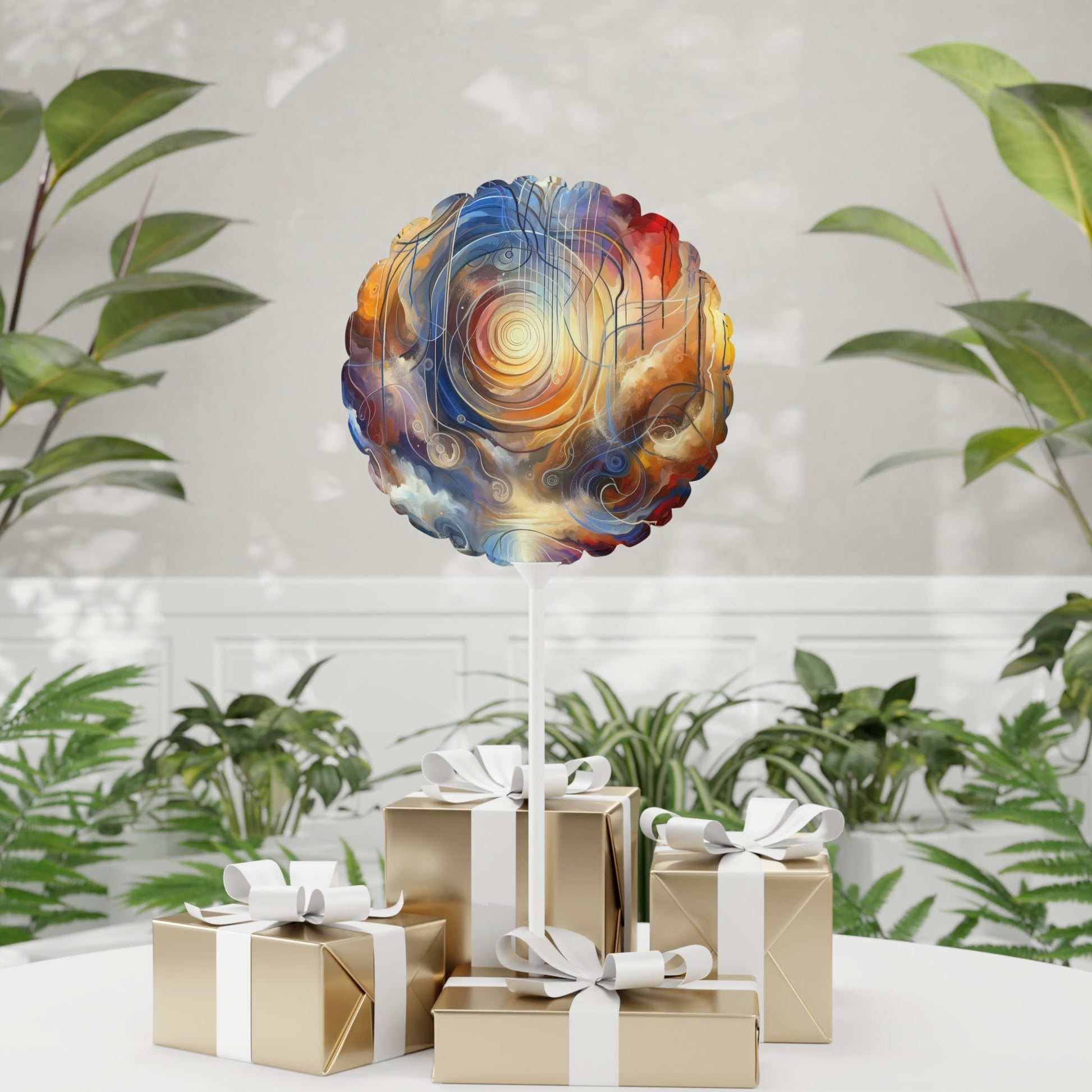 Presence Anchored Tachism Balloon (Round and Heart-shaped), 11" - ATUH.ART