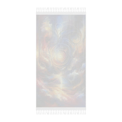 Presence Anchored Tachism Boho Beach Cloth - ATUH.ART