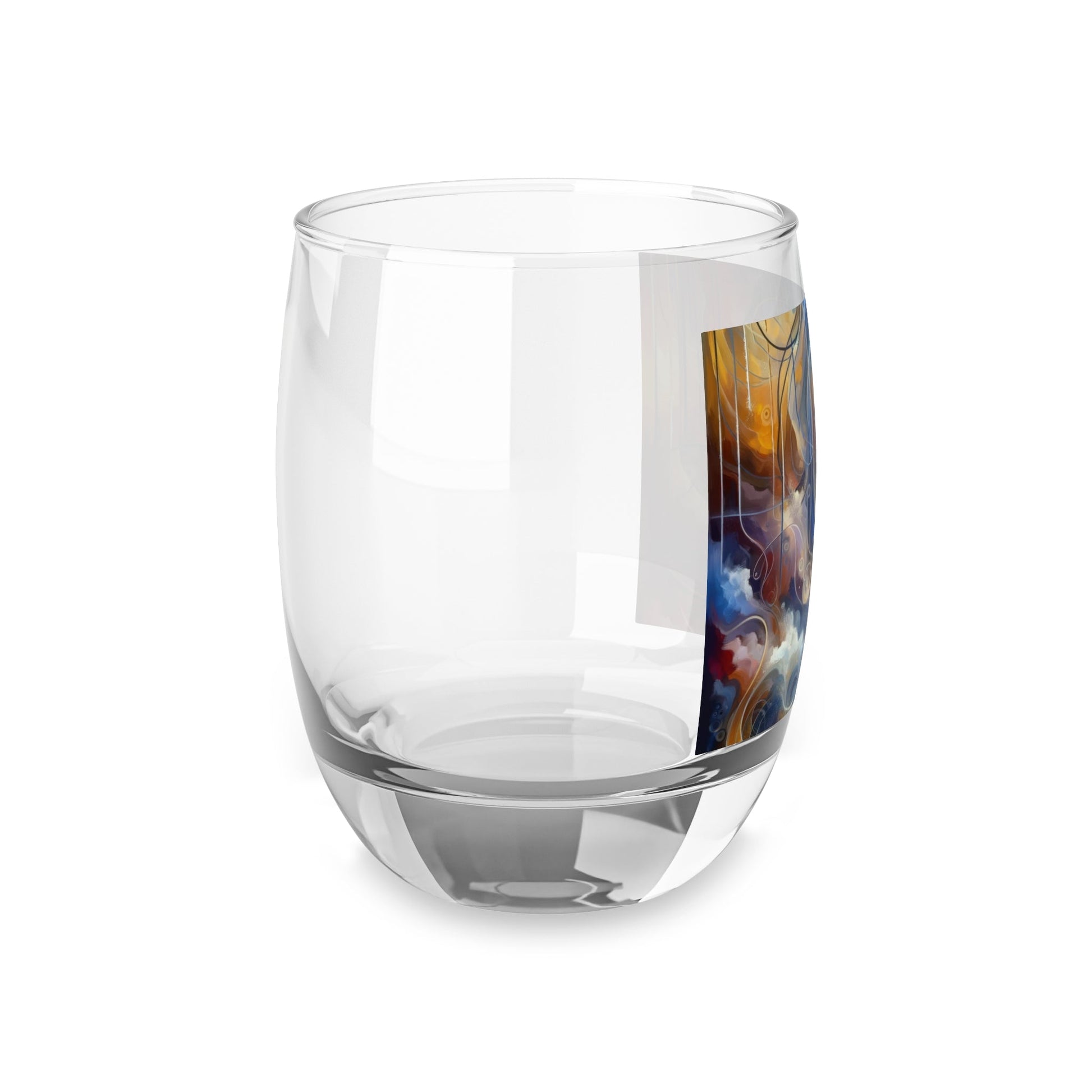 Presence Anchored Tachism Whiskey Glass - ATUH.ART