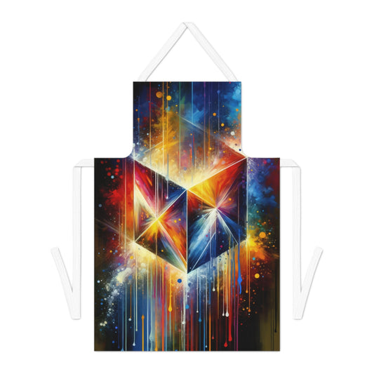 Prismatic Light Spectrum Adult Apron (AOP) - ATUH.ART