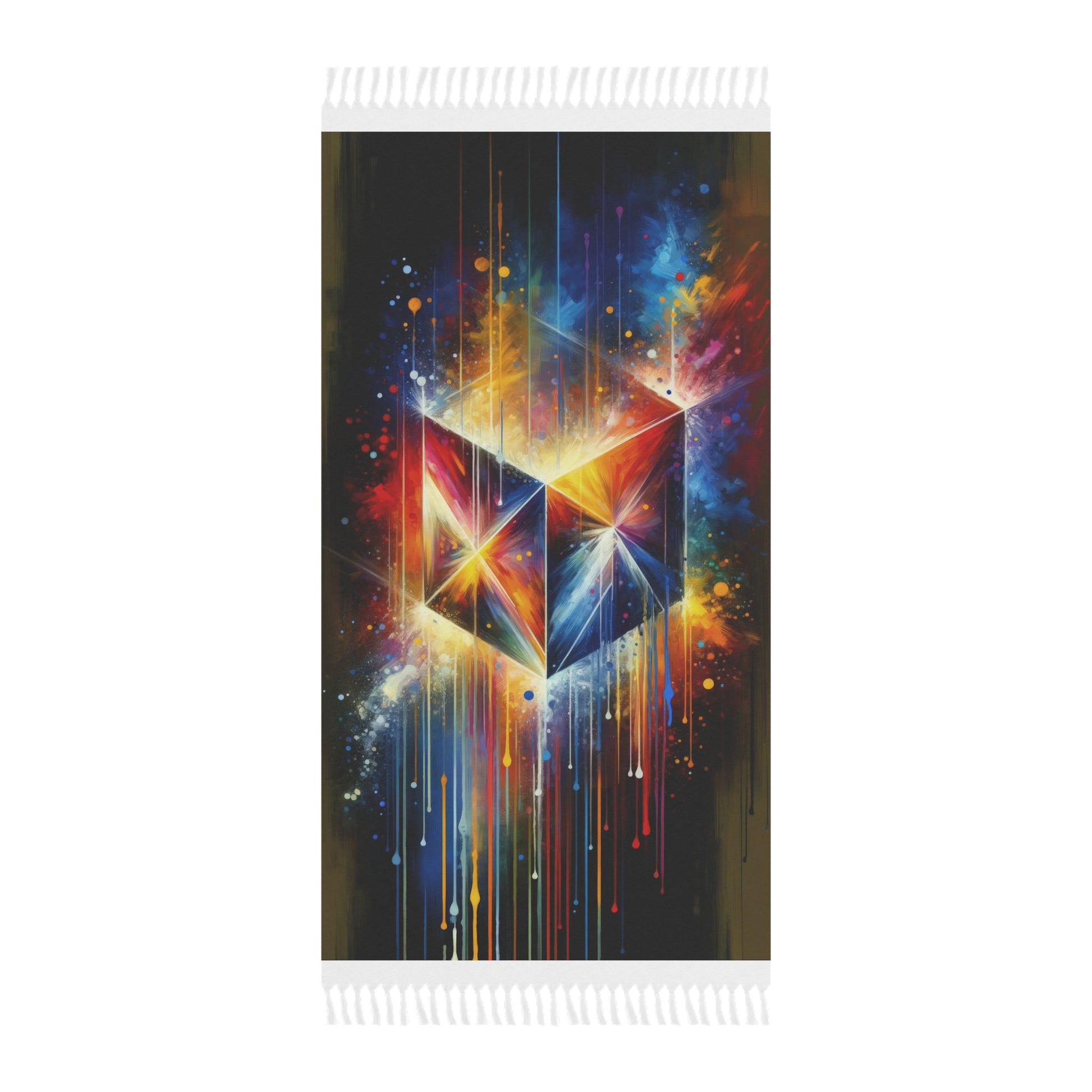 Prismatic Light Spectrum Boho Beach Cloth - ATUH.ART