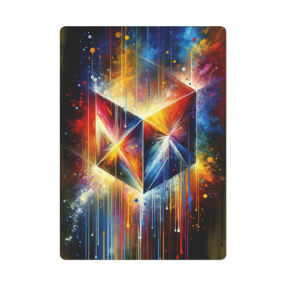 Prismatic Light Spectrum Poker Cards - ATUH.ART