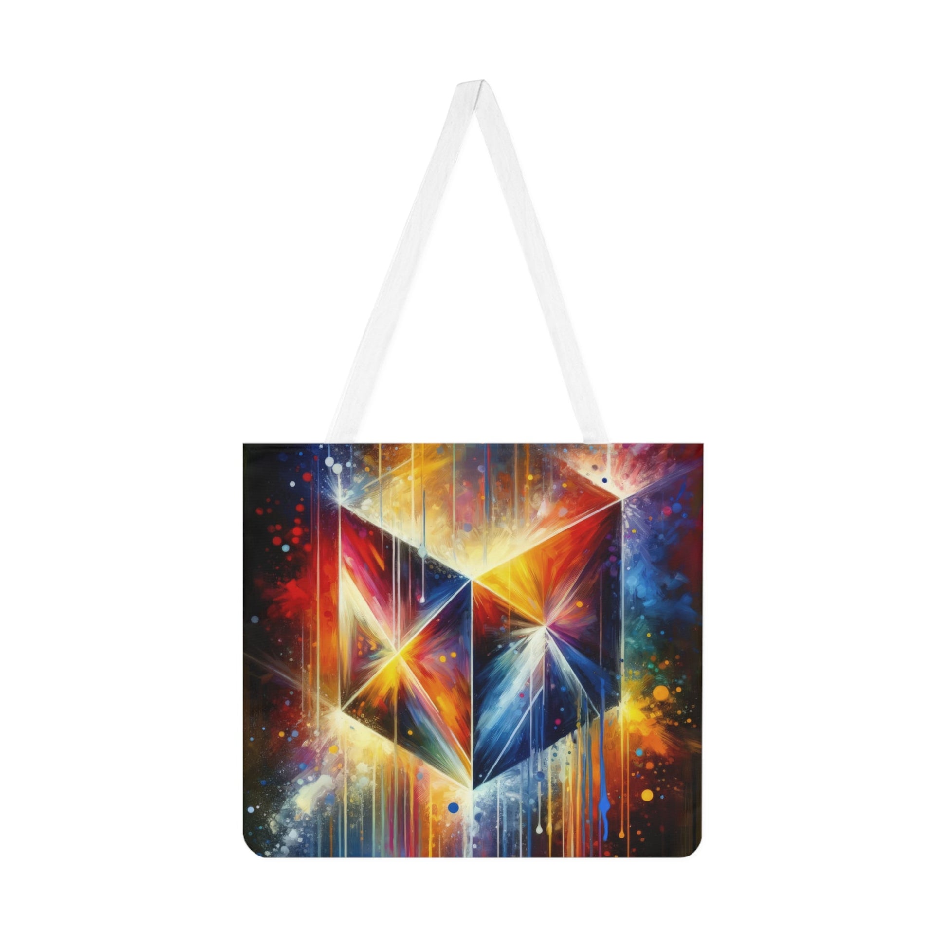 Prismatic Light Spectrum Shoulder Tote Bag (AOP) - ATUH.ART