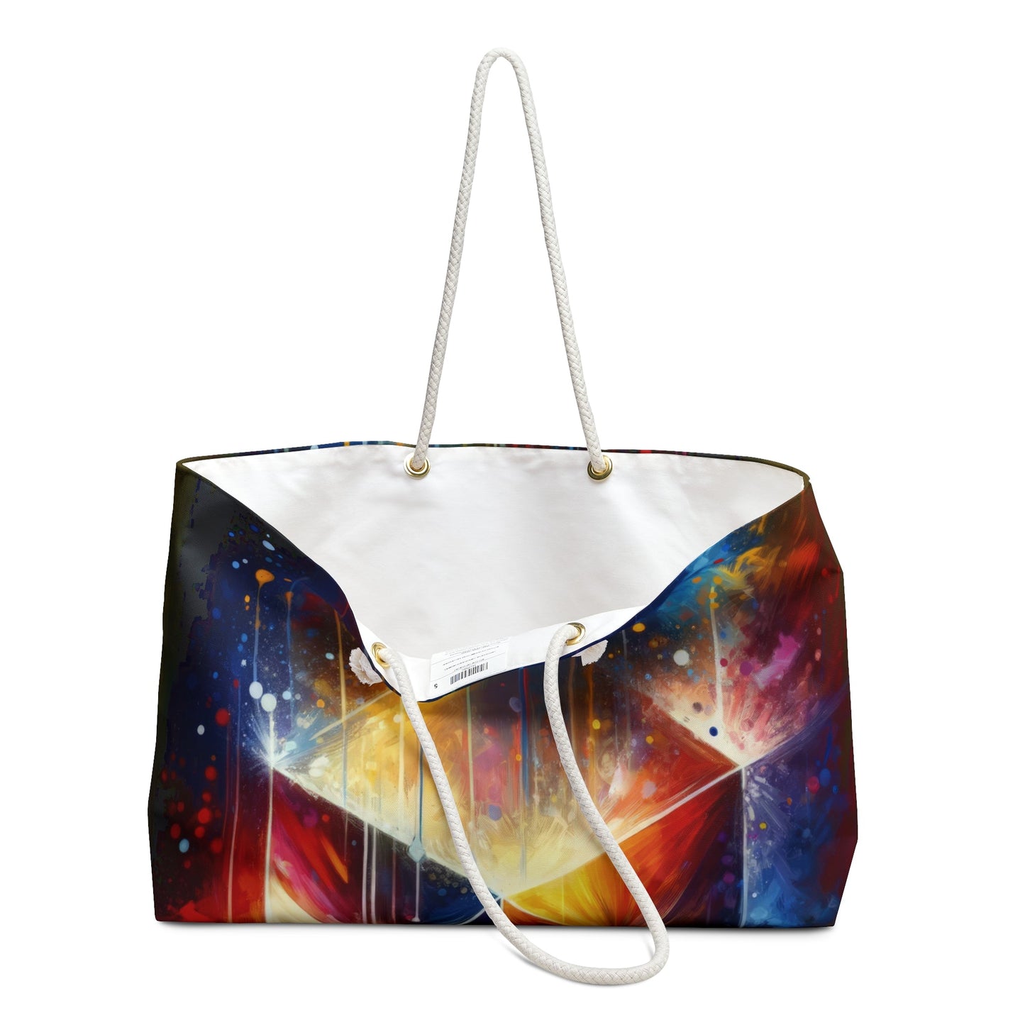 Prismatic Light Spectrum Weekender Bag - ATUH.ART