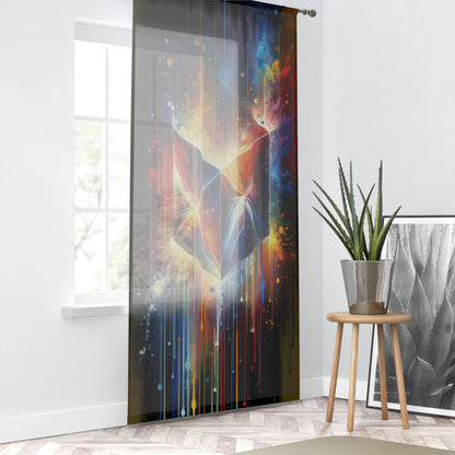 Prismatic Light Spectrum Window Curtain - ATUH.ART