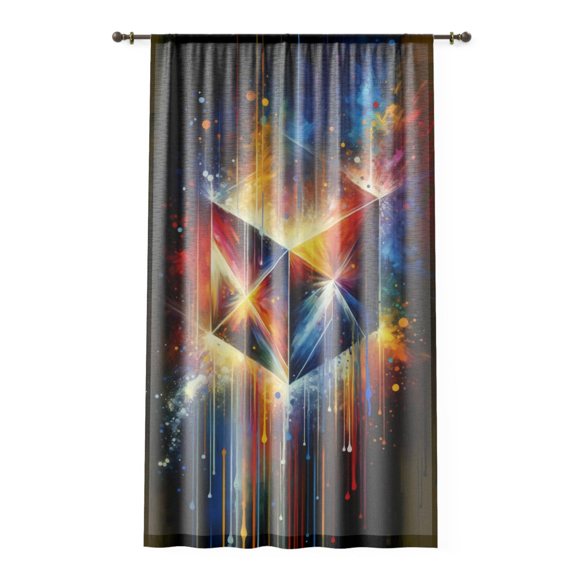 Prismatic Light Spectrum Window Curtain - ATUH.ART