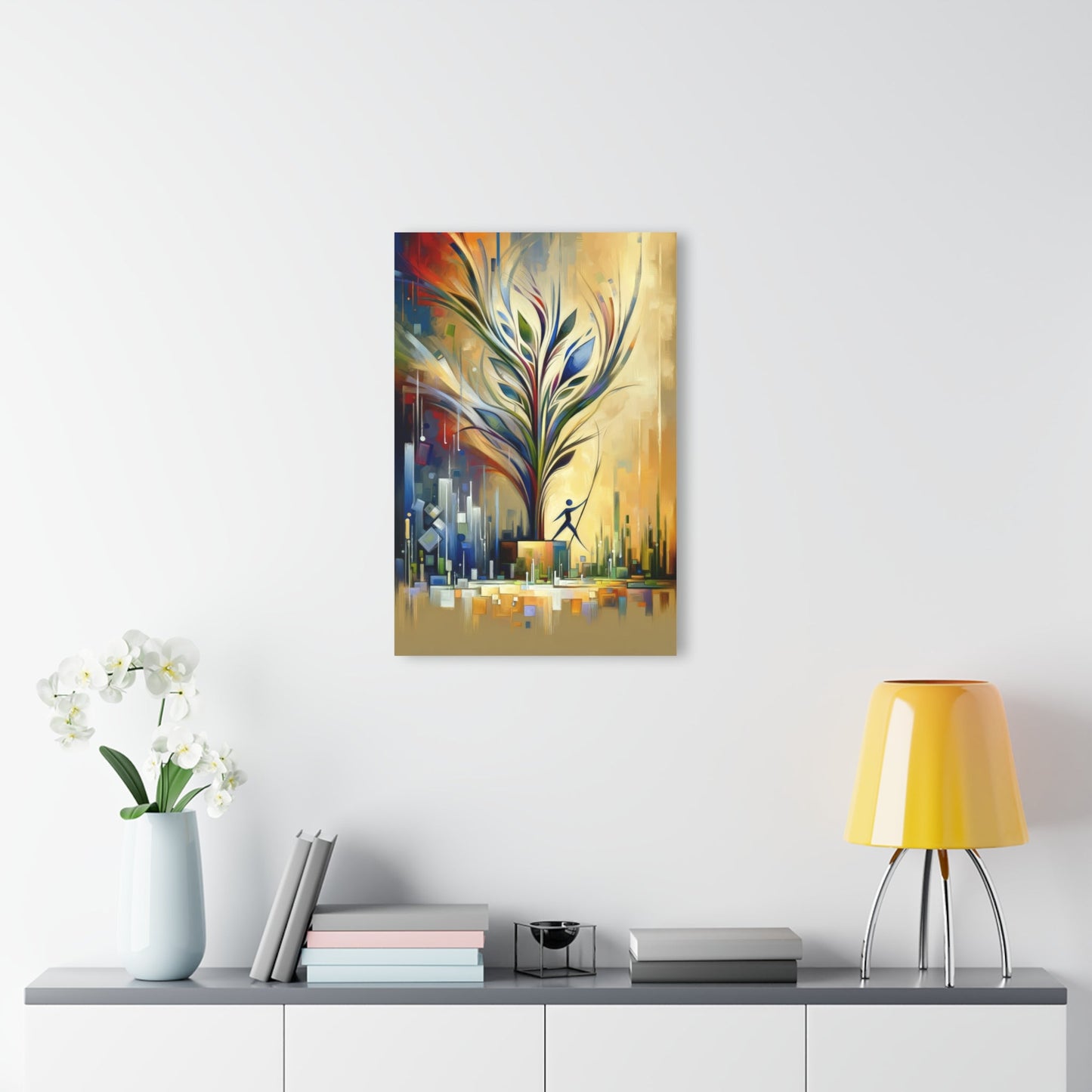 Pruning Distraction Tachism Acrylic Prints (French Cleat Hanging) - ATUH.ART
