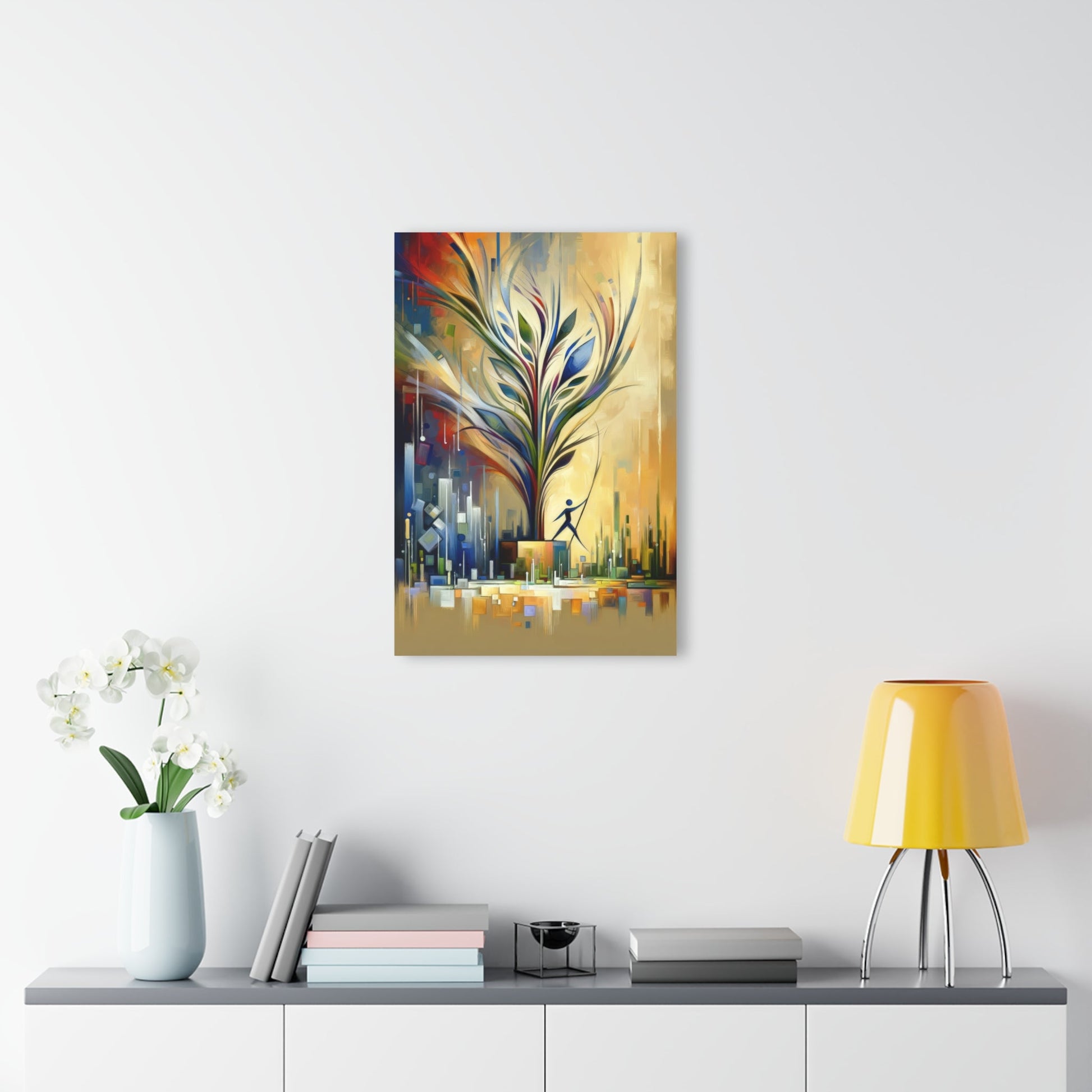 Pruning Distraction Tachism Acrylic Prints (French Cleat Hanging) - ATUH.ART