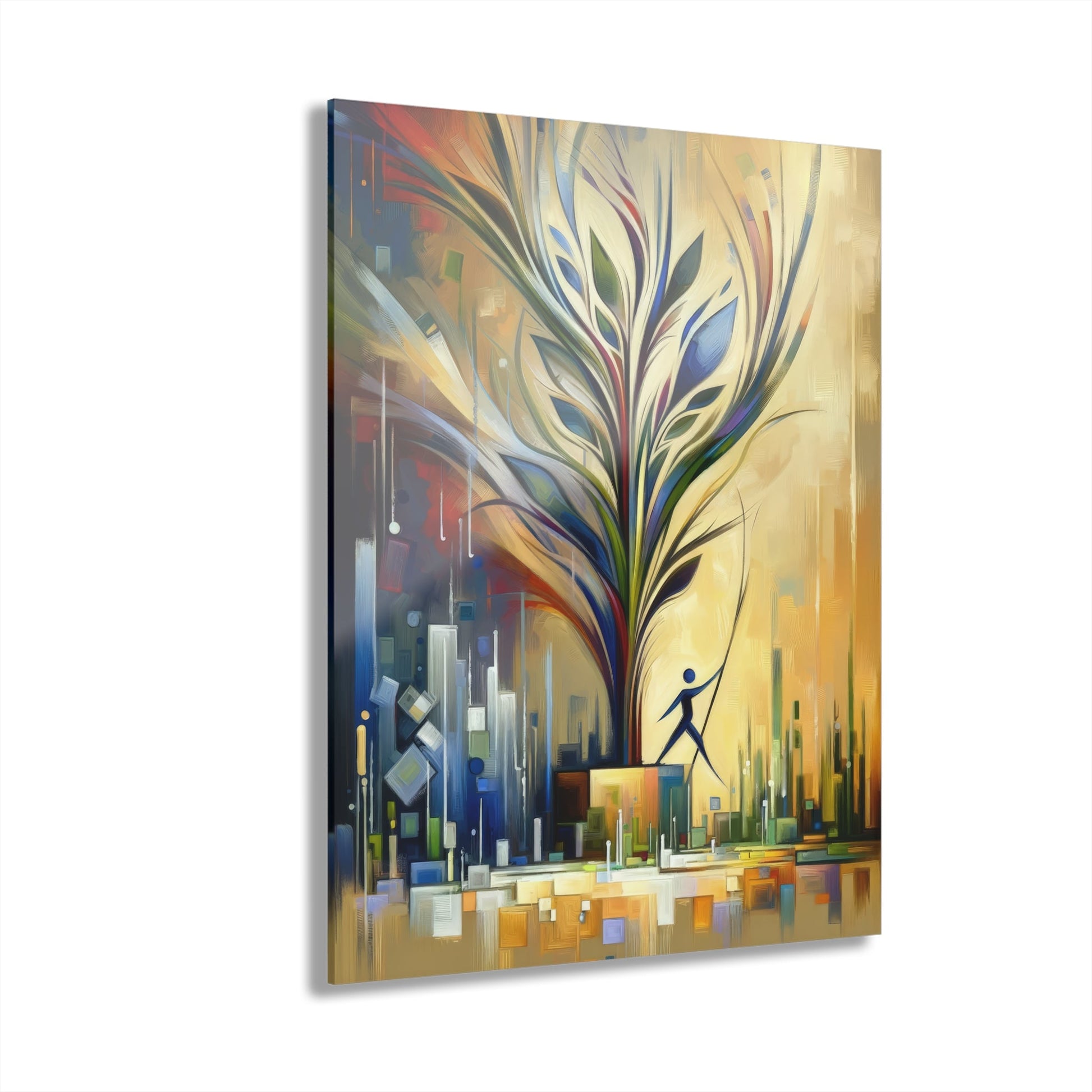 Pruning Distraction Tachism Acrylic Prints (French Cleat Hanging) - ATUH.ART