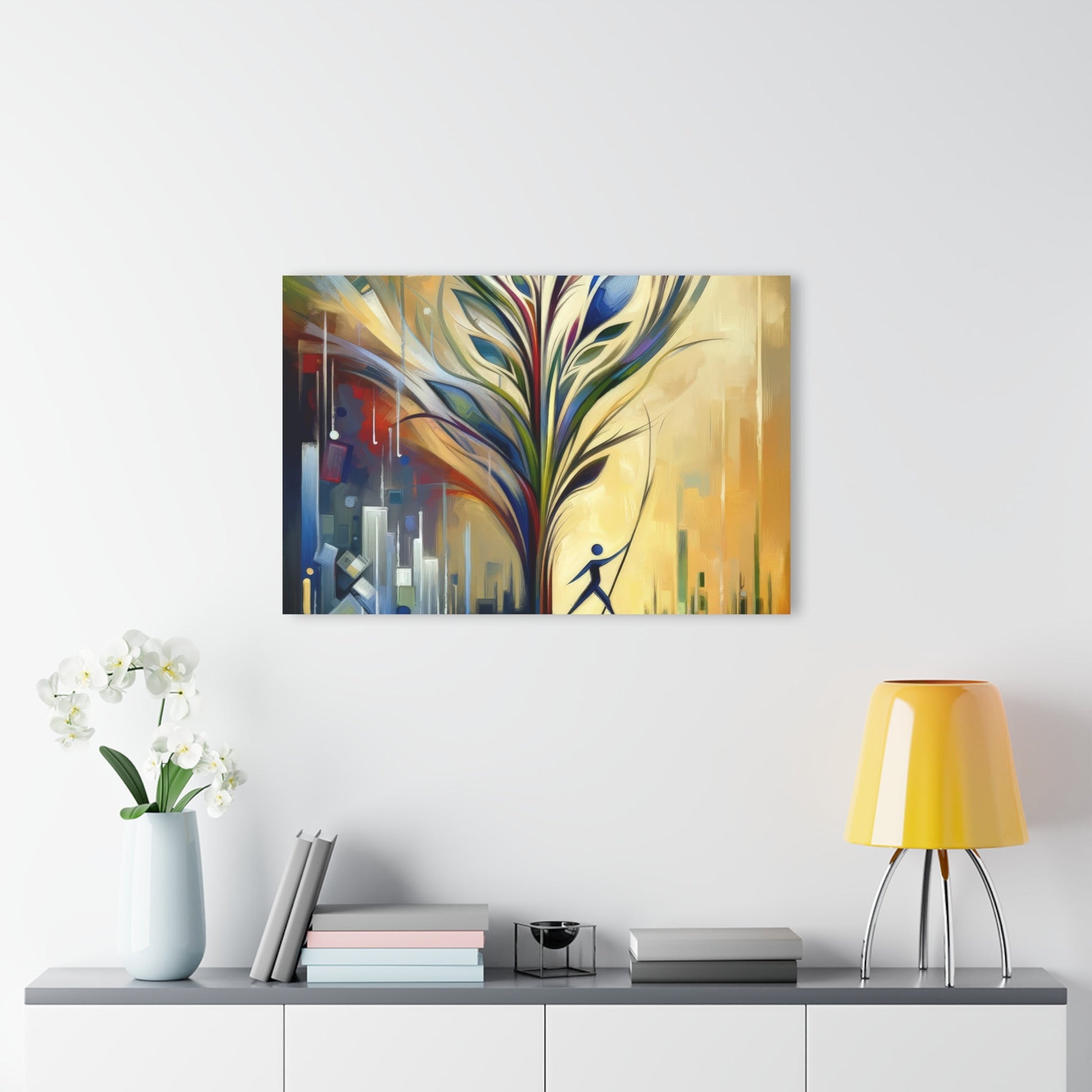 Pruning Distraction Tachism Acrylic Prints (French Cleat Hanging) - ATUH.ART
