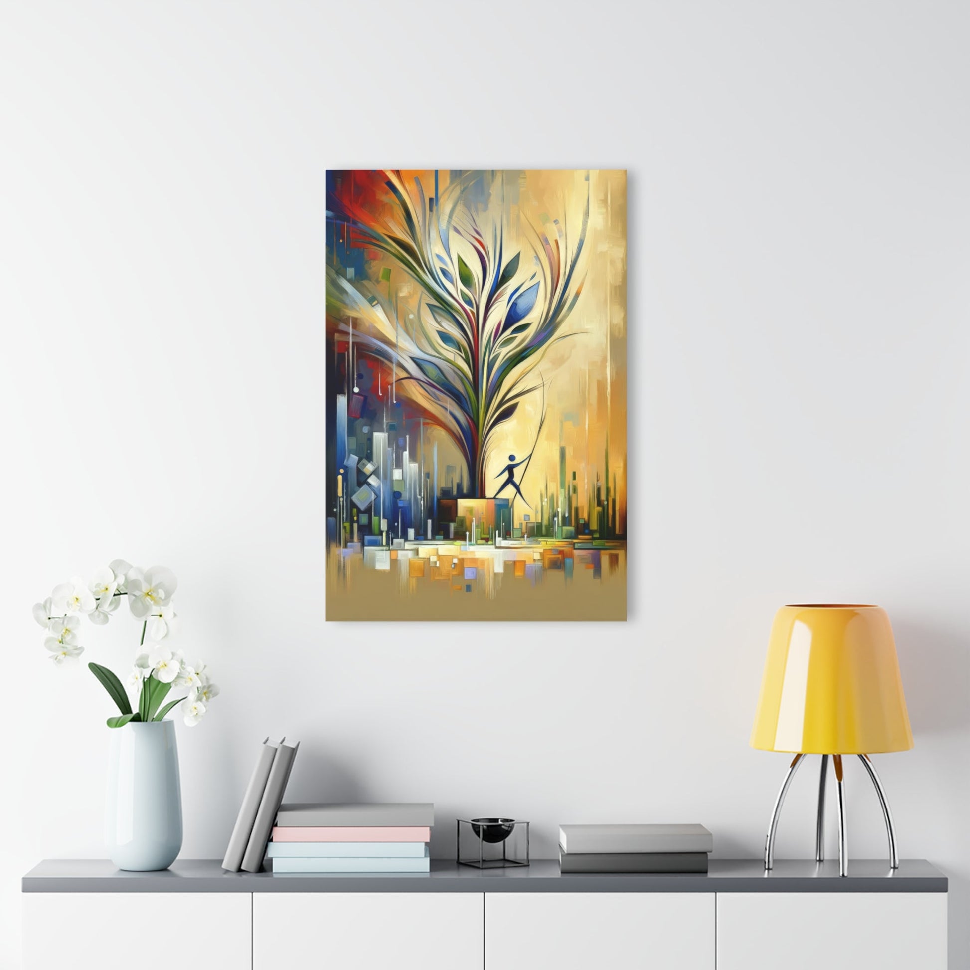 Pruning Distraction Tachism Acrylic Prints (French Cleat Hanging) - ATUH.ART