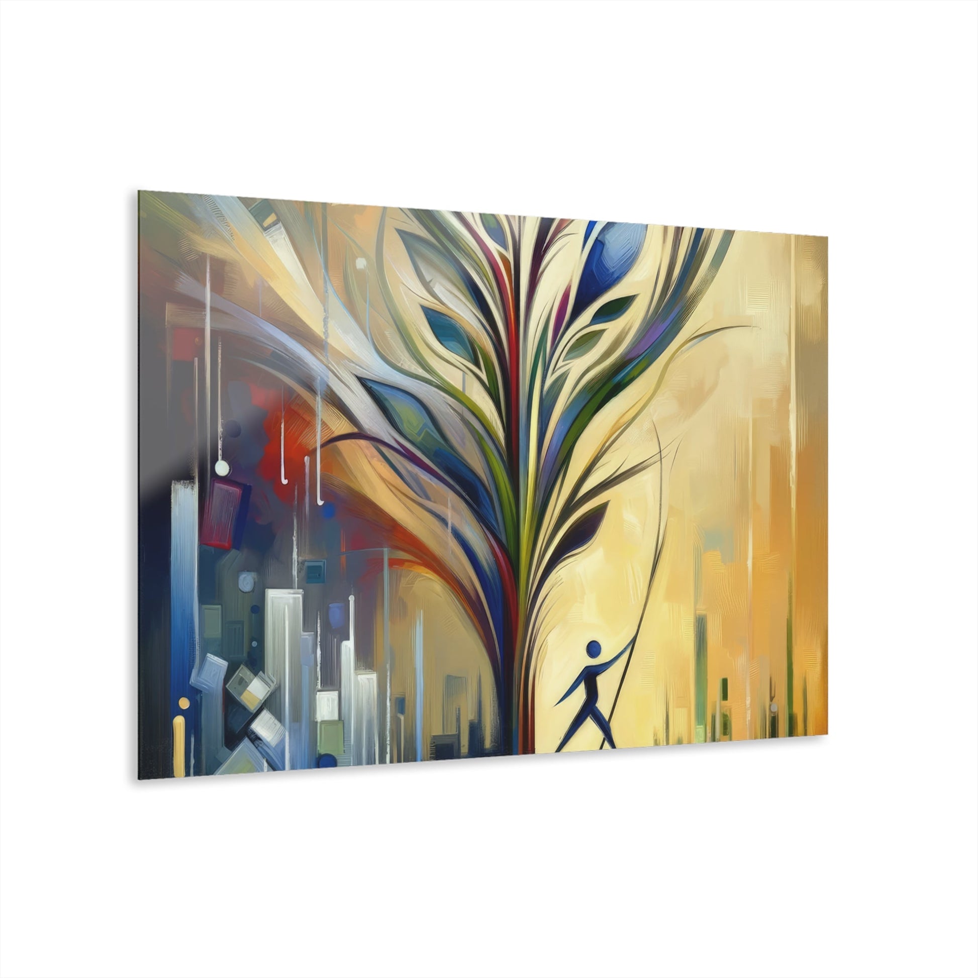 Pruning Distraction Tachism Acrylic Prints (French Cleat Hanging) - ATUH.ART