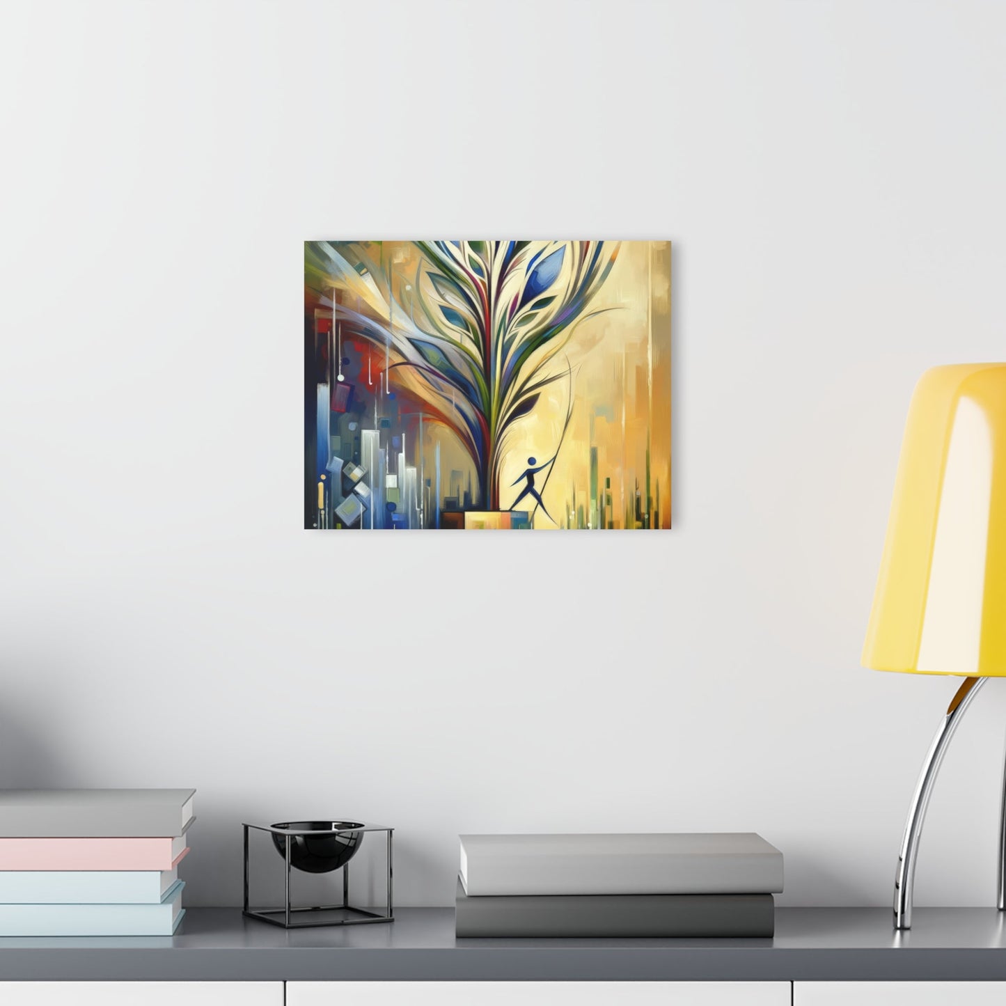 Pruning Distraction Tachism Acrylic Prints (French Cleat Hanging) - ATUH.ART