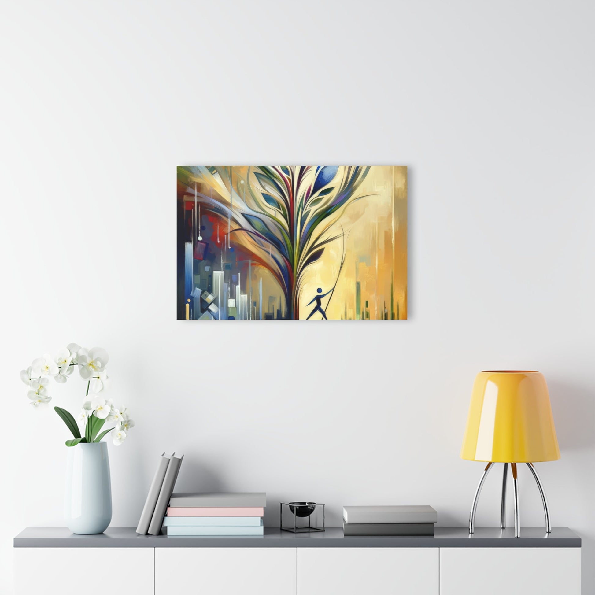 Pruning Distraction Tachism Acrylic Prints (French Cleat Hanging) - ATUH.ART