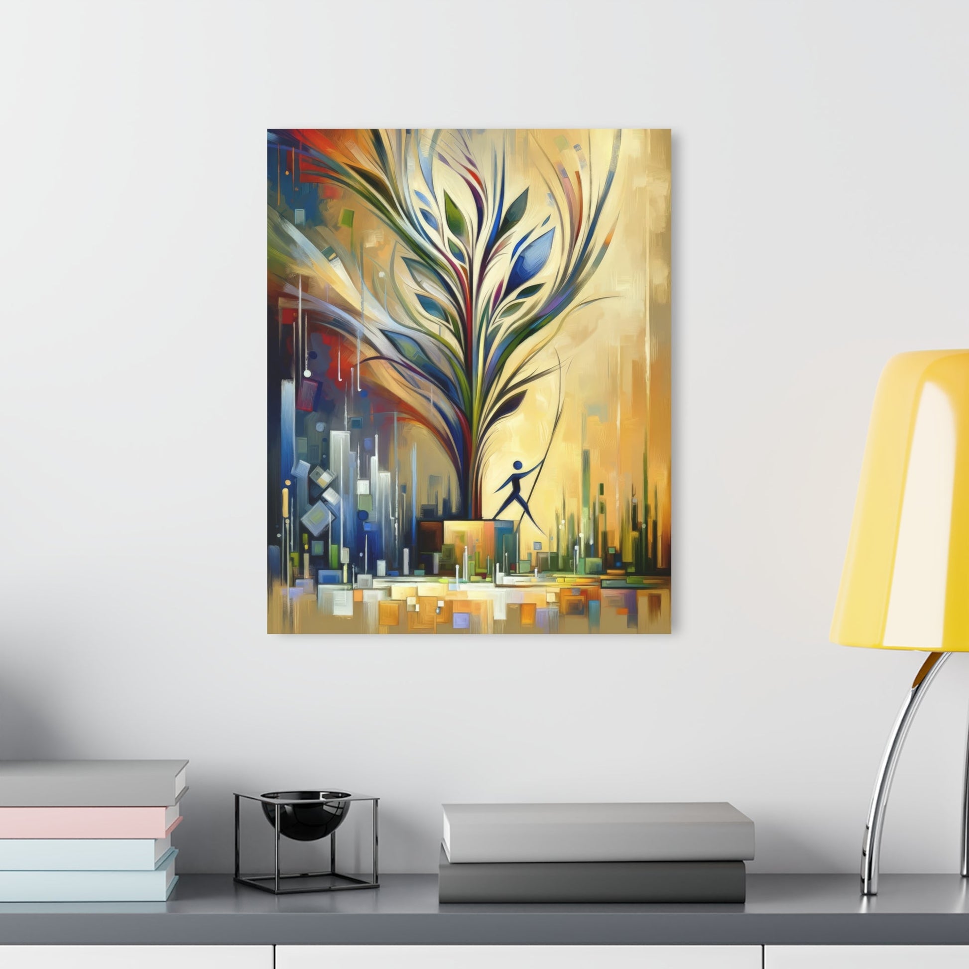 Pruning Distraction Tachism Acrylic Prints (French Cleat Hanging) - ATUH.ART