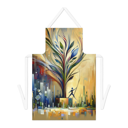 Pruning Distraction Tachism Adult Apron (AOP) - ATUH.ART