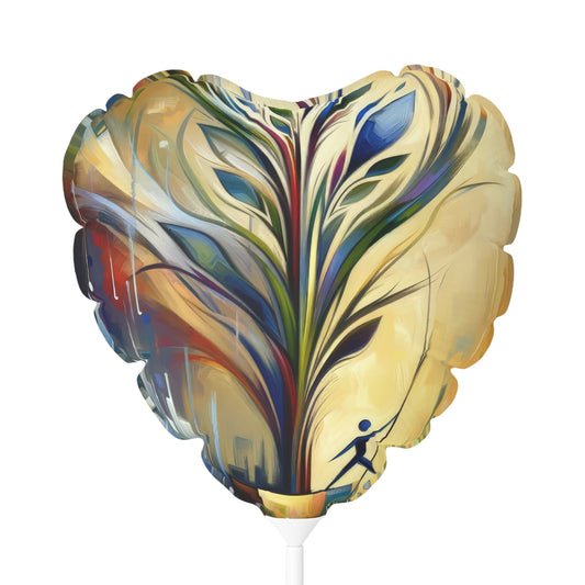 Pruning Distraction Tachism Balloon (Round and Heart-shaped), 11" - ATUH.ART