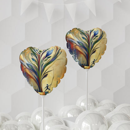 Pruning Distraction Tachism Balloon (Round and Heart-shaped), 11" - ATUH.ART